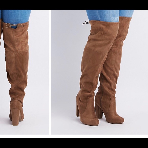 charlotte russe wide calf boots